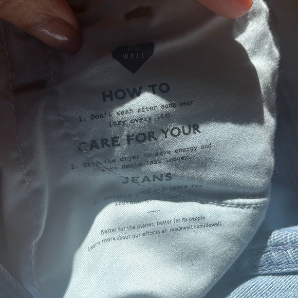 Madewell light wash jeans EUC - Picture 12 of 12